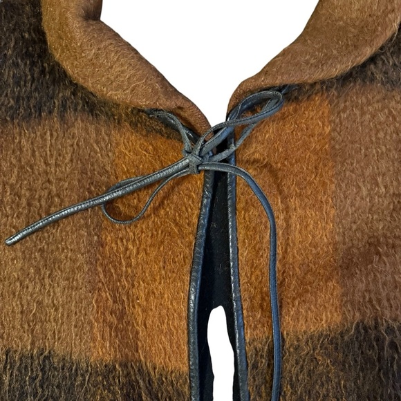 Rare Bonnie Cashin Boucle Mohair Coat Leather Trim NOH Style Museum Piece OS - Picture 4 of 12